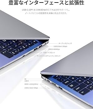 Amazon.co.jp: 【ノートパソコン 16GBメモリ+512GB SSD N95 最大3.4GHz